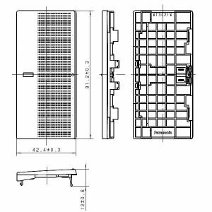 パナソニック コスモシリーズワイド21 表示付ハンドル ネームなし シングル ホワイト WT3021W｜dendenichiba｜02