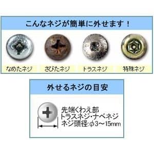 エンジニア ネジザウルスRX 頭の低いネジ・大きいネジ用 全長