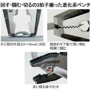 エンジニア ネジザウルスRX 頭の低いネジ・大きいネジ用 全長