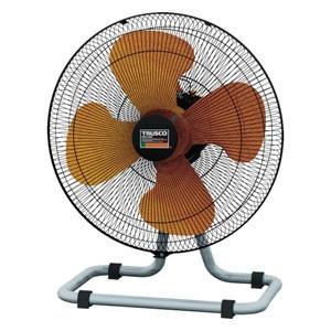 トラスコ中山 工場扇 全閉式 据え置きタイプ 樹脂ハネタイプ 首振式 風量3段階調整(強・中・弱) TFZR-45A