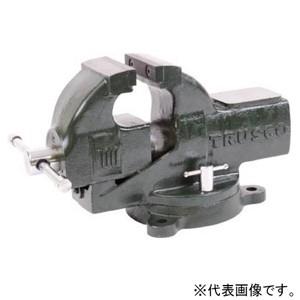 トラスコ中山 アプライトバイス 強力型 丸胴シャフトタイプ 重作業用 口幅106×口開105×口深80mm 回転台付 TSRV-100