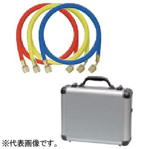 アサダ ブルートⅡマニホールドキット 対応冷媒R32・R410A ゲージ径φ80mm ホース長さ152cm Y4094132Cの画像