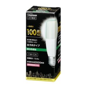 電材堂 T形LED電球 100W形相当 E26 昼白色 LDT13NGDNZ : 電材堂ヤフー