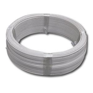 電材堂 600V ビニル絶縁電線 アース線 単線 1.6mm 100m巻 白 IV1.6×100mシロ（Yahoo!・電材堂ヤフー店）