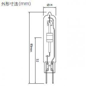 フィリップス マスターカラーCDM-TC 細管タイプ 片口金G8.5 高効率セラミックメタルハライドランプ 70W 3000K CDM-TC70W/830|dendenichiba|02