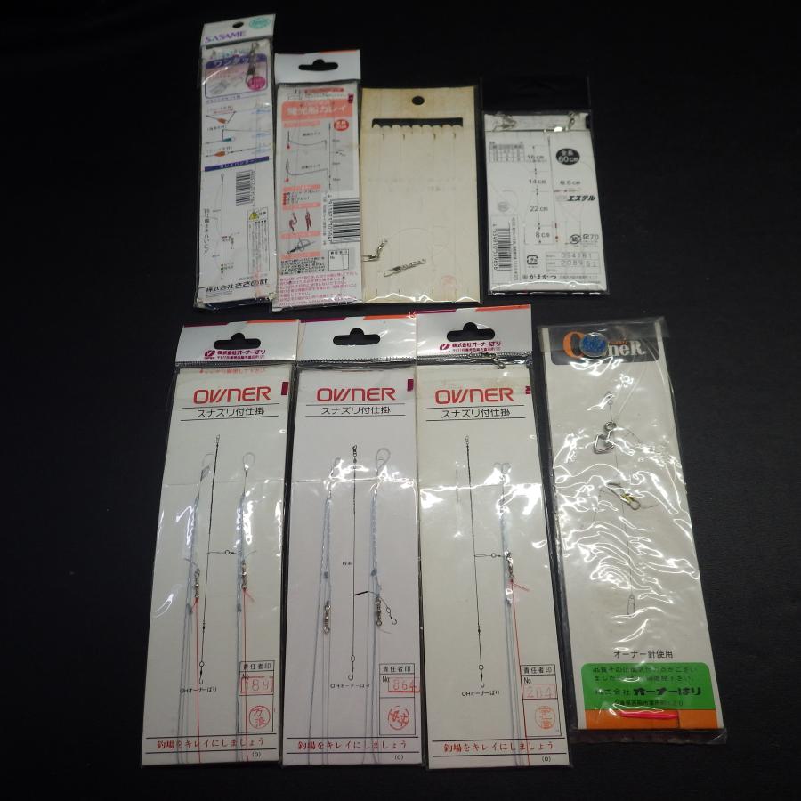 OWNER 船カレイ セイゴ アイナメなど9〜12号 ハリス2号統一 合計