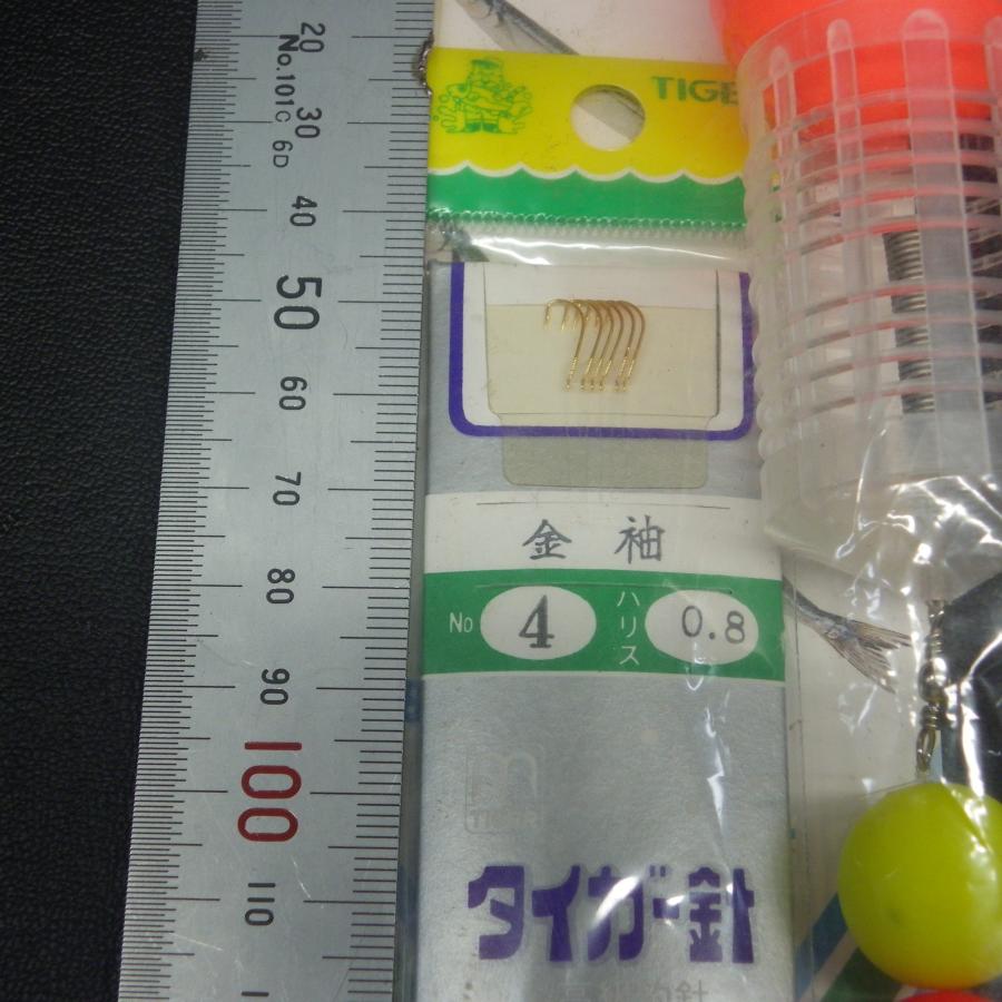 タイガー（TIGER） サヨリ投仕掛 金袖4号 ハリス0.8号 タイガー針 2個