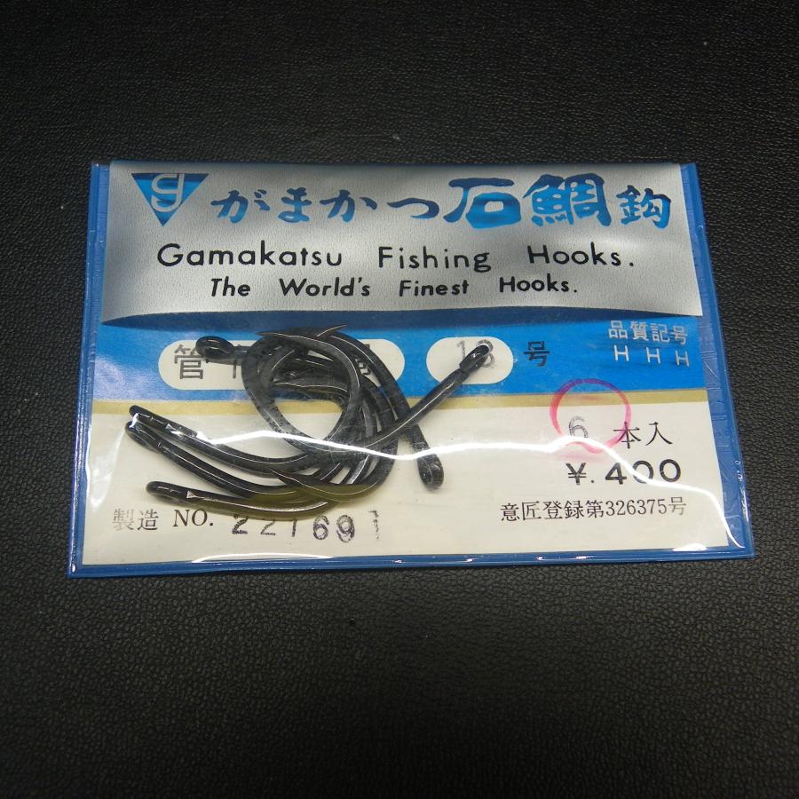 Gamakatsu（がまかつ） 管付石鯛 18号 6本入 ※未使用在庫品(17a0100