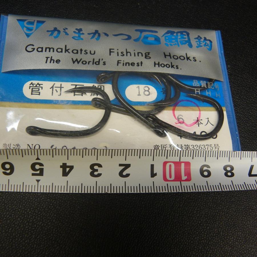 がまかつ がま石18号 並継 石鯛竿 石鯛　クエ Gamakatsu（がまかつ） 管付石鯛 18号 6本入 ※未使用在庫品(17a0100