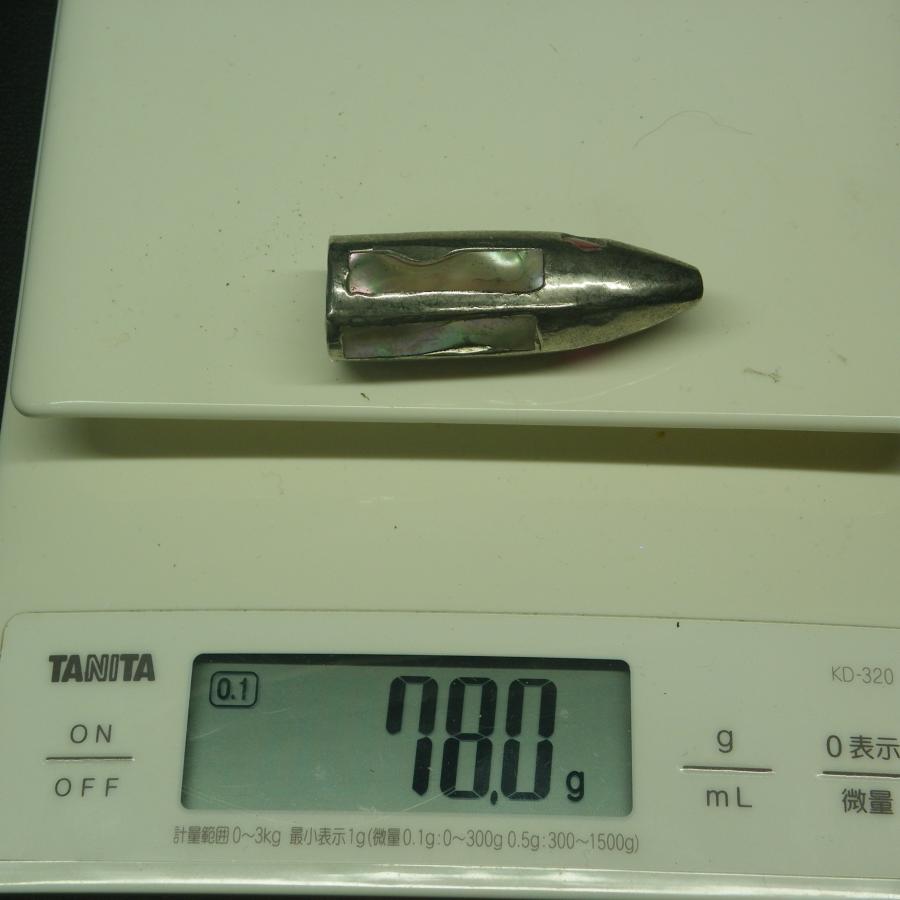 トローリングヘッド 78.0g アワビ貼り 53mm ※在庫品(1g0605) ※クリック