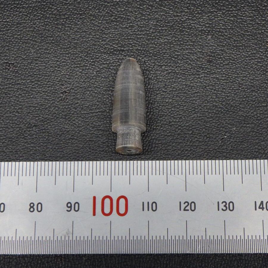赤牛角9ミリ丸カグラ トローリングヘッド 赤牛 全長26mm ※未使用在庫品