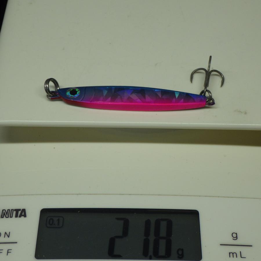 ザウルス ヒラジグラ 20g ブルーピンク系/ピンク系 ※中古在庫品