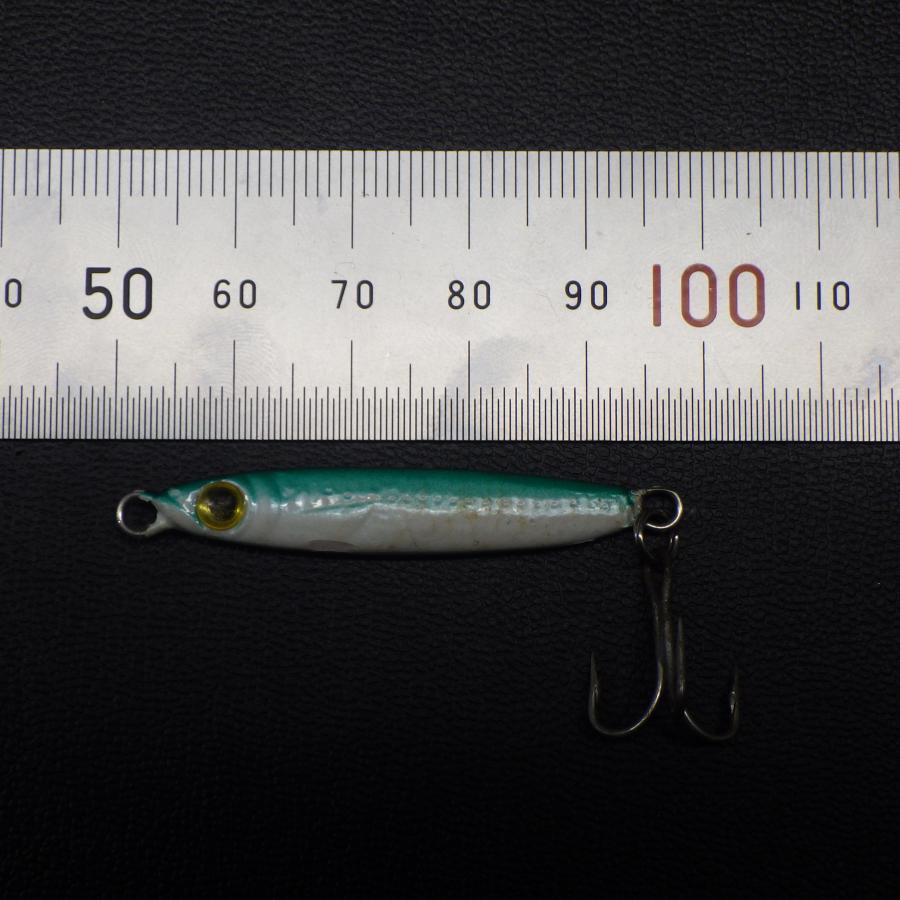 不明ミニメタルジグ 8g 2ヶセット ピンク/グリーン ※中古在庫品