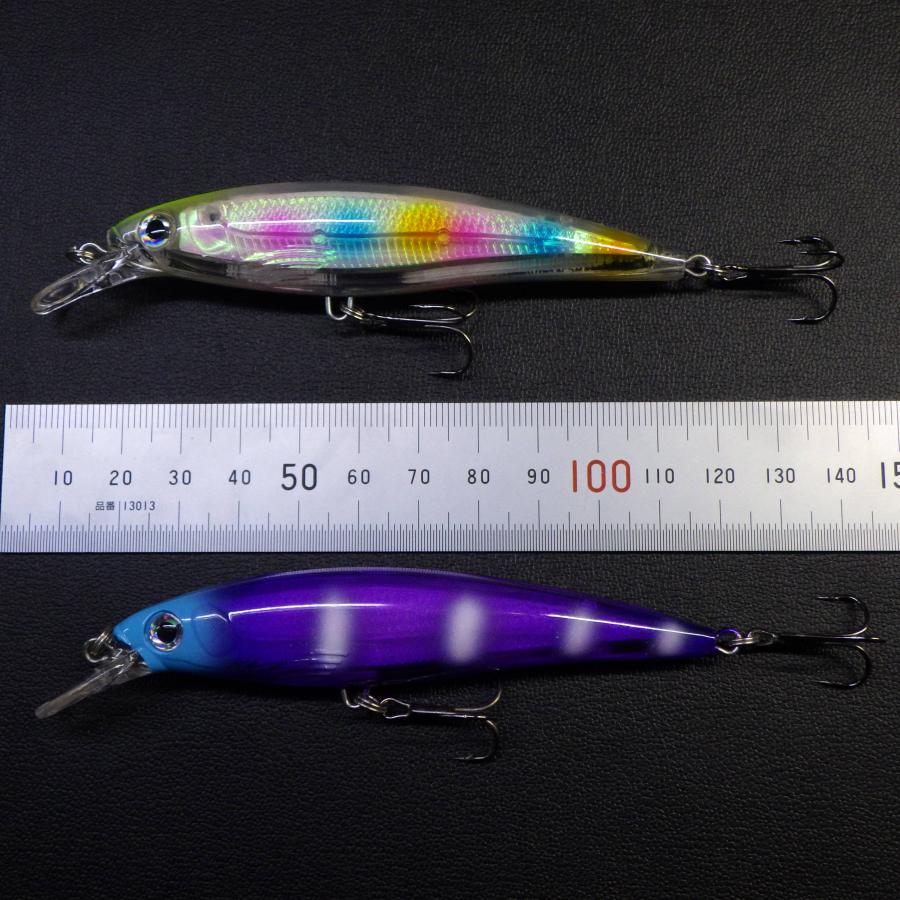キャンドゥ フローティングミノー 約12/13g マルチカラー/パープル系 2
