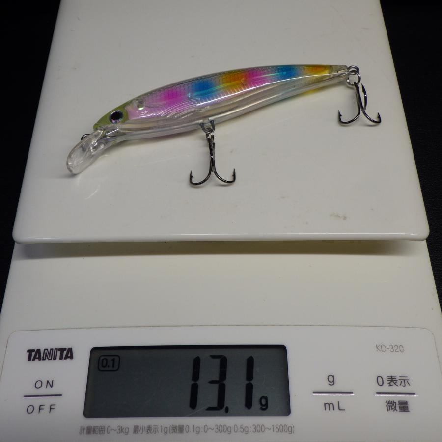 キャンドゥ フローティングミノー 約12/13g マルチカラー/パープル系 2