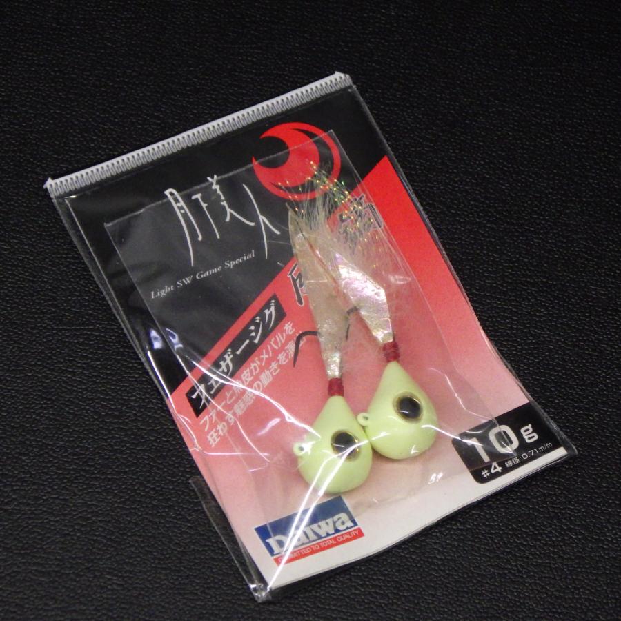 DAIWA（ダイワ） 月下美人 月ノ鏑 フェザージグ 10g #4 グローWW 2個入