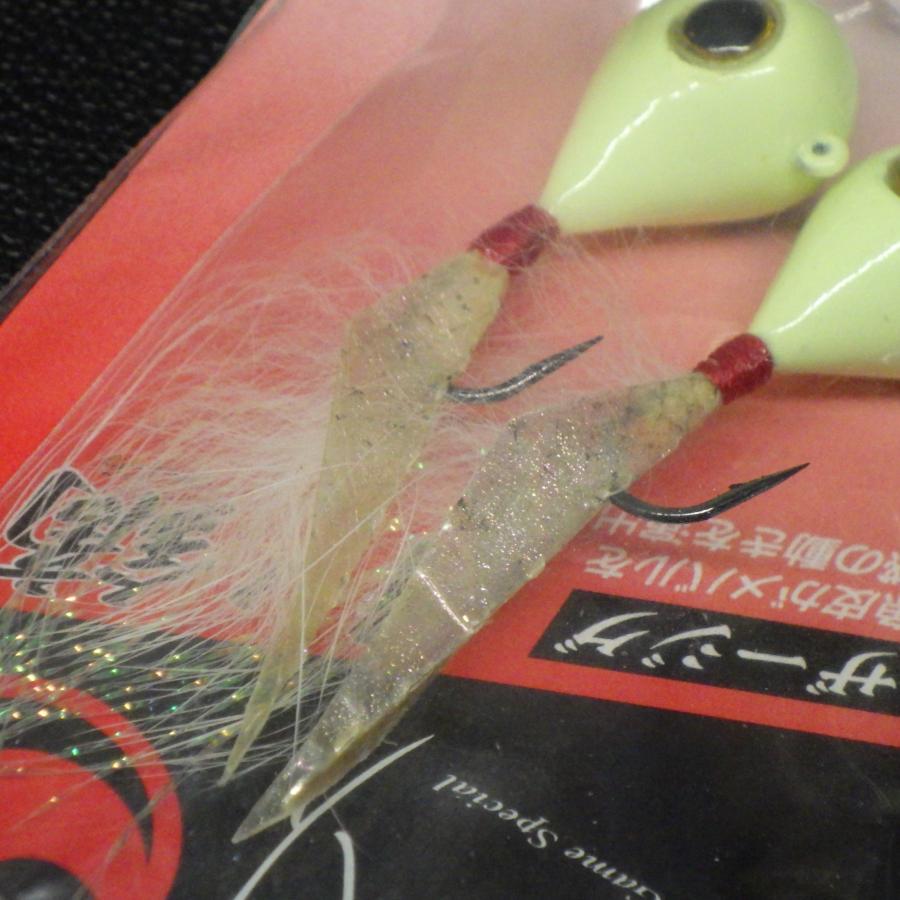 DAIWA（ダイワ） 月下美人 月ノ鏑 フェザージグ 10g #4 グローWW 2個入
