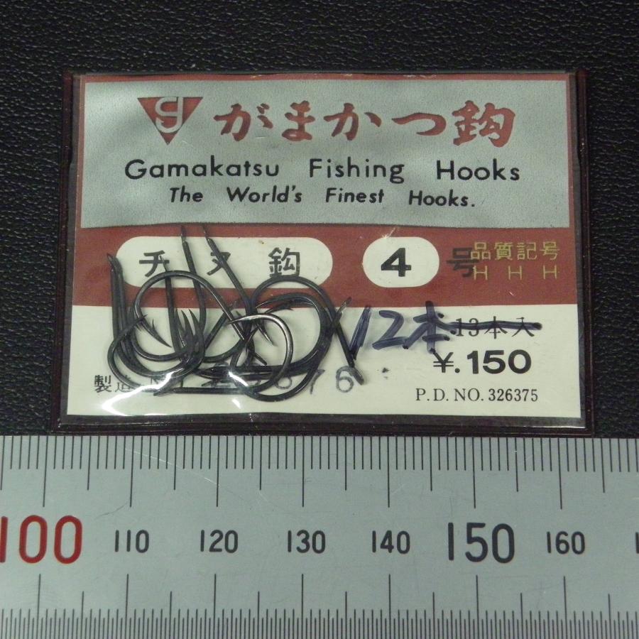 Gamakatsu（がまかつ） チヌ鈎 ケン付アケミチヌ ふかせチヌ 4号 3枚