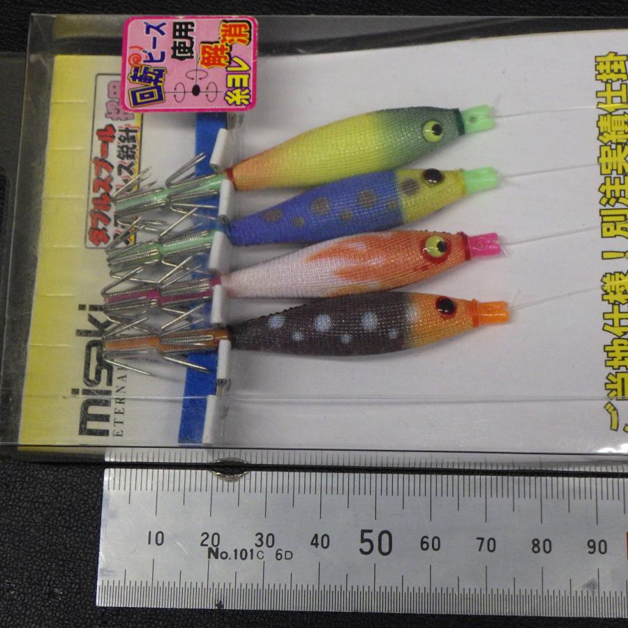 misaki マイカサビキ 4本ブランコ仕掛 イカ角7cm ハリス5号 間150cm
