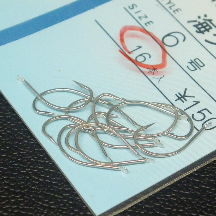 Gamakatsu 海タナゴ 6号 16本入 白 ※在庫品(31m0706)※クリックポスト