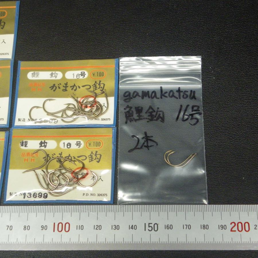 Owner 鯉鈎 巨鯉 15/16/17/18号 12枚(合計149本)セット ※数減有/在庫品