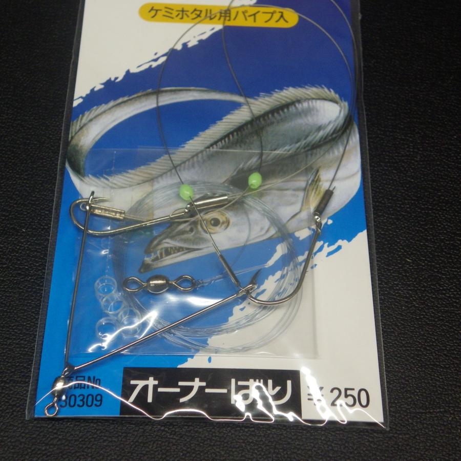 よう様　40枚 OWNER Owner 太刀魚仕掛 リングケン付3号 ワイヤー45×7