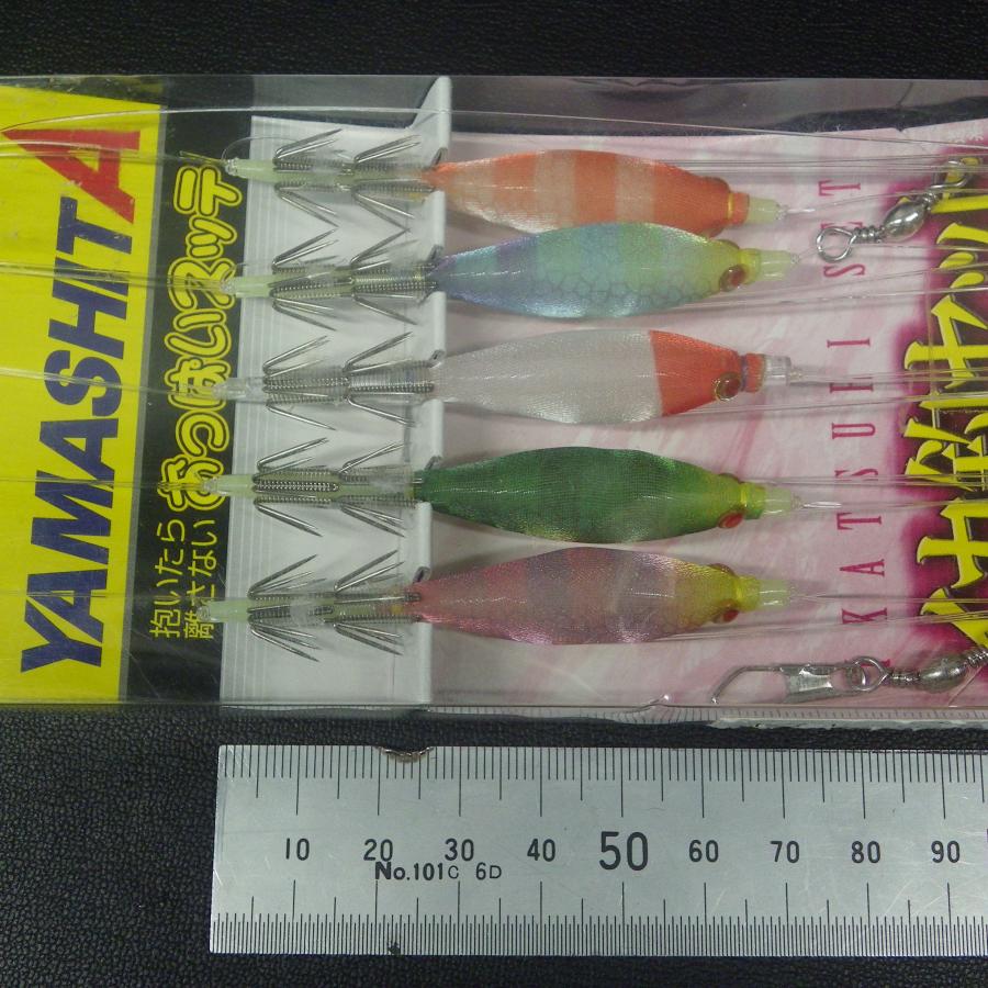 YAMASHITA Yamashita イカ釣セット おっぱいスッテ 7cm 5本夜