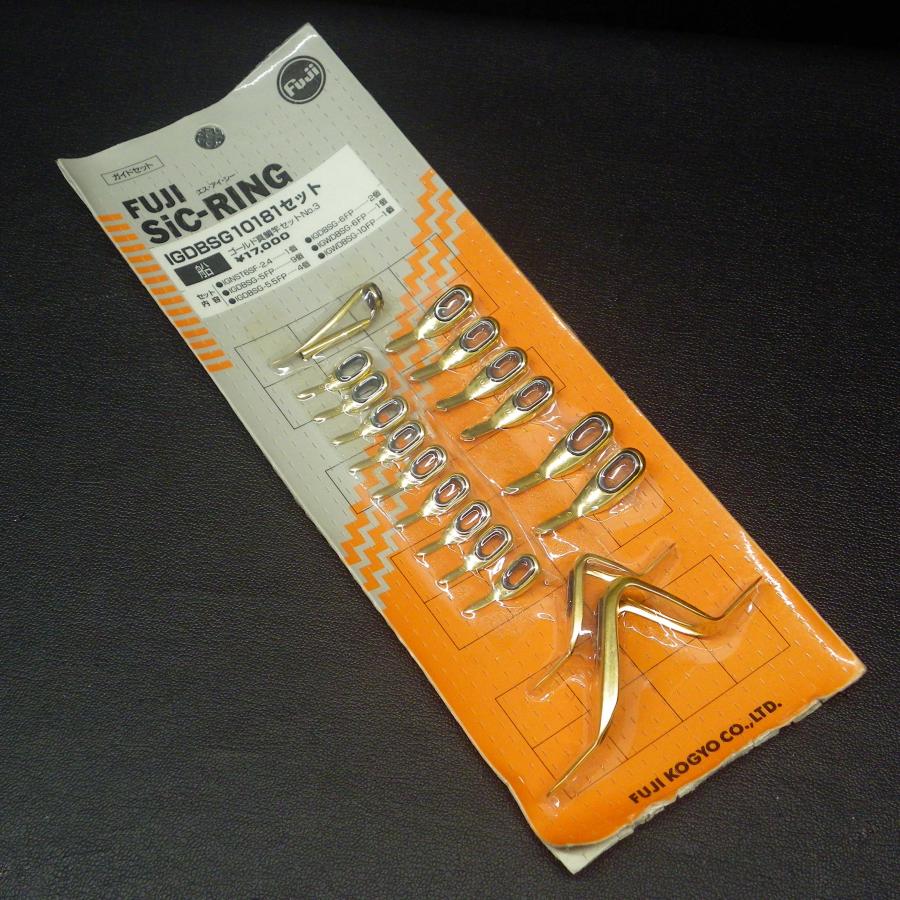 Fuji Fuji SiC-RING IGDBSG10181セット 船 ゴールド真鯛竿セットNo.3