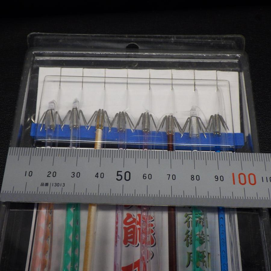 ミサキ 万能イカサビキ イカ角11cm 1段 幹糸5/6/7/8号 ※在庫品(41u0705