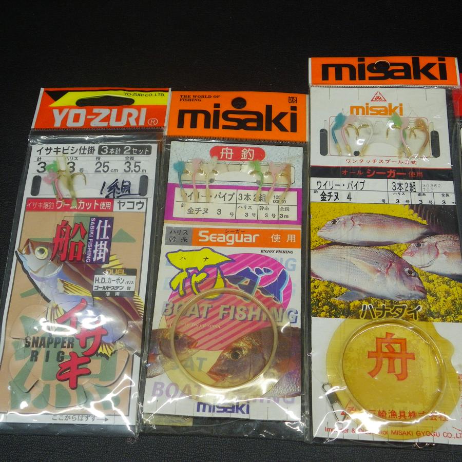YO-ZURI Yo-zuri 船イサキ ハナダイ ビシ釣 仕掛け ハリス3号 合計5枚