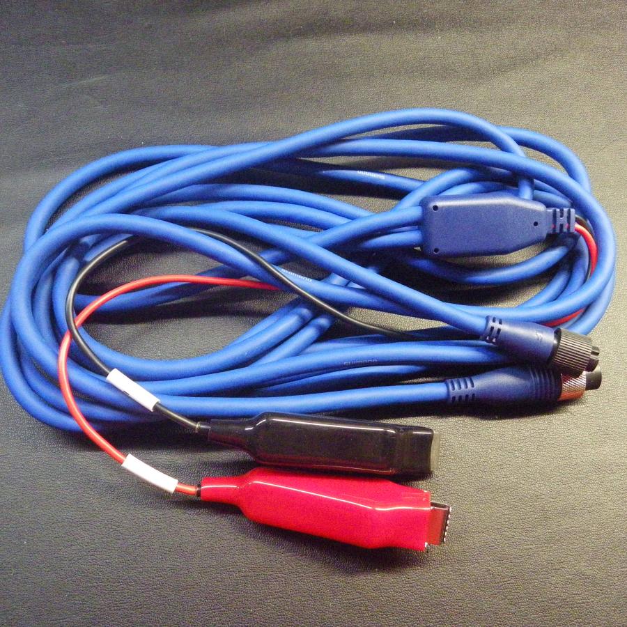 Shimano 電動丸 探見丸 通信コード ※旧型6PINタイプ電動リール用コード ※機能良好 ※中古品 (4d0604)※レターパックプラス