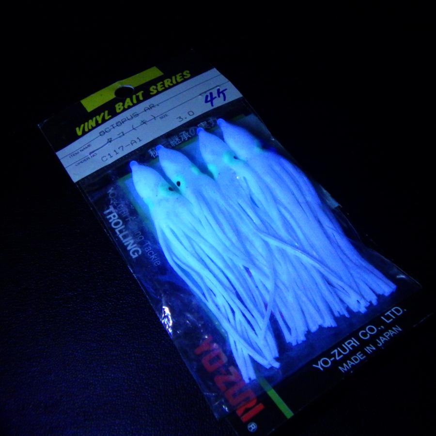 YO-ZURI ヨーヅリ タコ(キ)AR 3.0号 C117-A1 4匹 日本製 ※数減・汚れ有