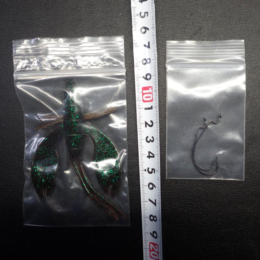 BYS VIBRA TWIN 5本入 その他ワームセット 合計6枚セット ※減有※在庫品