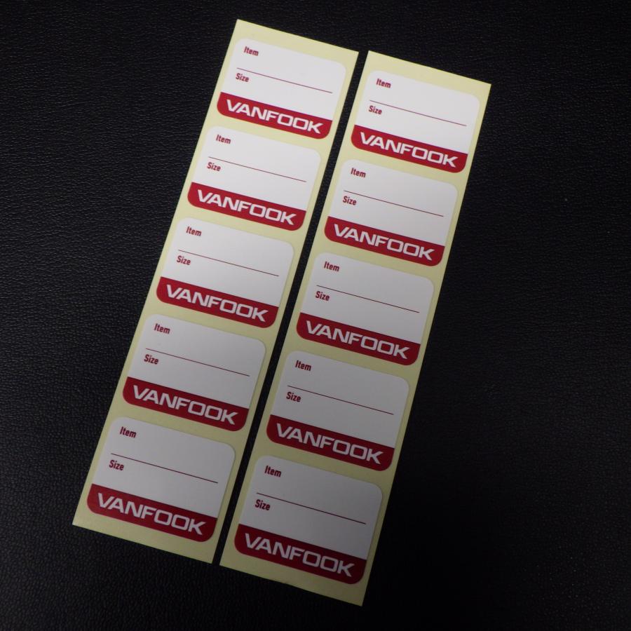 VANFOOK（ヴァンフック） ステッカー 2点セット ※未使用在庫品(8L0104