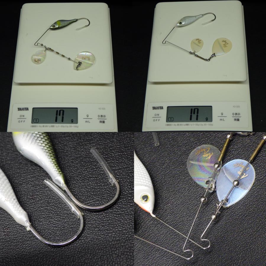 ケンクラフト アパッチブレード スピナーベイト 17g 2個セット ※ラバー