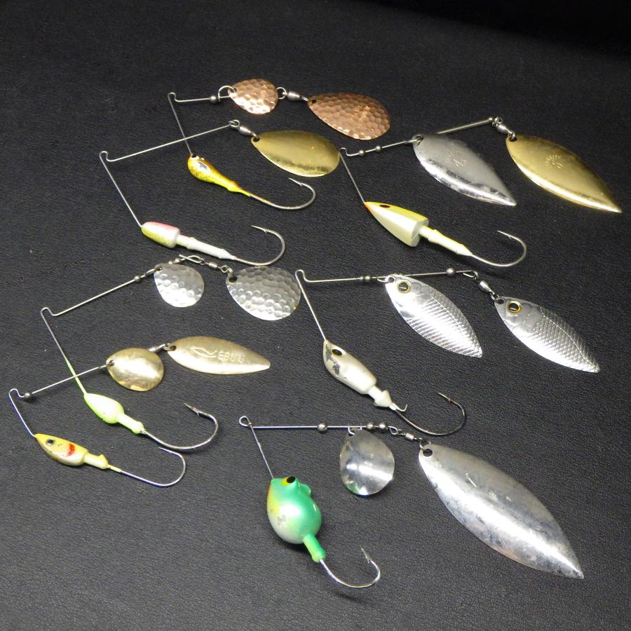 詳細不明 スピナーベイト 11g~34g 7個セット ※ラバースカート無し※中古
