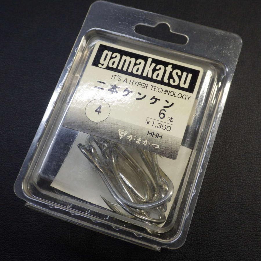 Gamakatsu 二本ケンケン 4号 ６本入 （b0302）※定形外郵便 :b0302:釣遊 