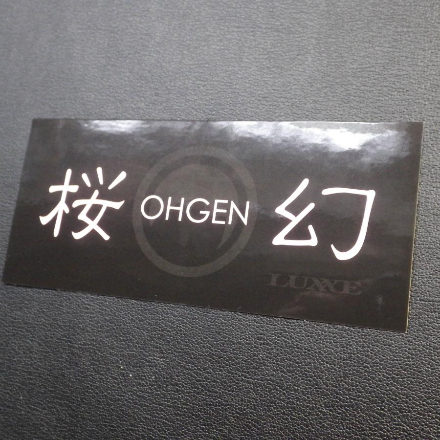LUXXE OHGEN 桜幻 ステッカー がまかつ Gamakatsu ラグゼ 鯛ラバ LUXXE OHGEN 桜幻 ステッカー がまかつ Gamakatsu ラグゼ 鯛ラバ