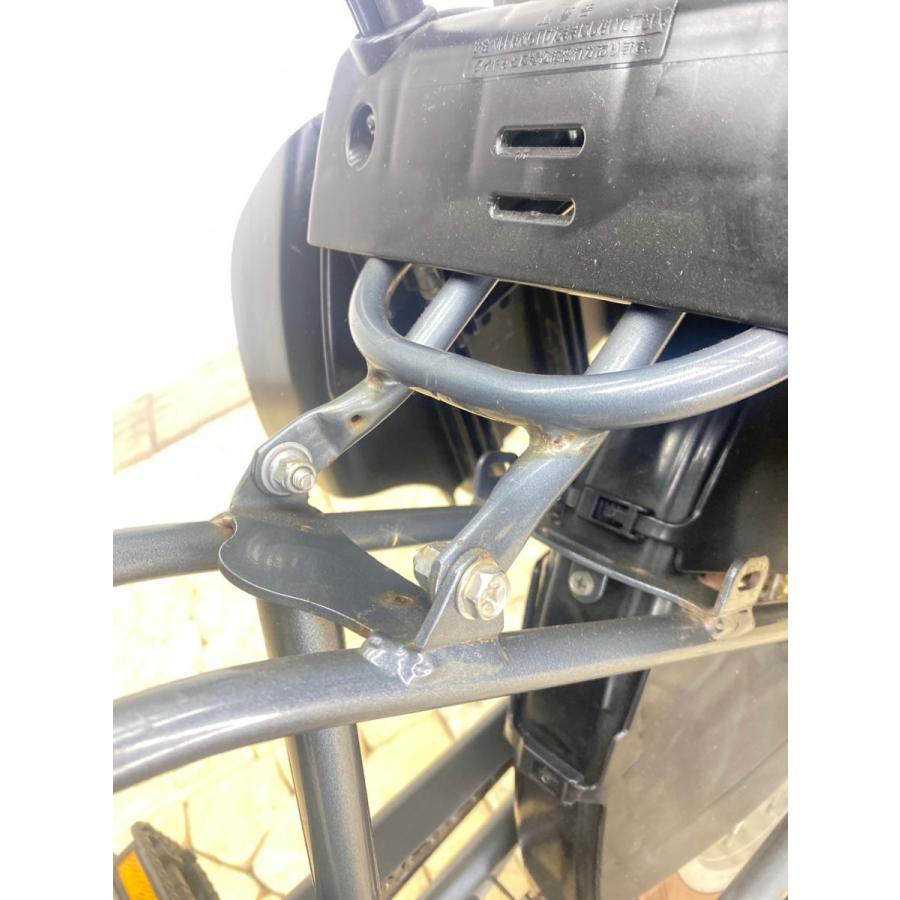 メタリックグレー  電動自転車 子供乗せ PF パナソニック ギュット Gyutto ２０インチ 3人乗り | Panasonic | 15