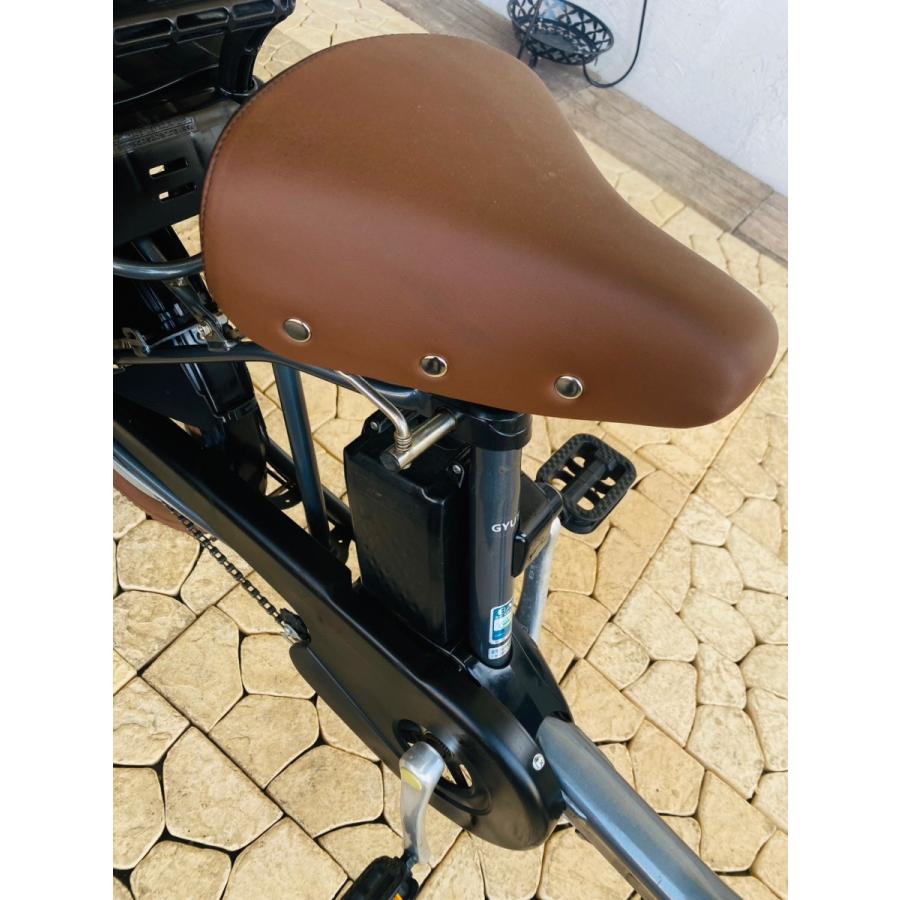 メタリックグレー  電動自転車 子供乗せ PF パナソニック ギュット Gyutto ２０インチ 3人乗り | Panasonic | 07