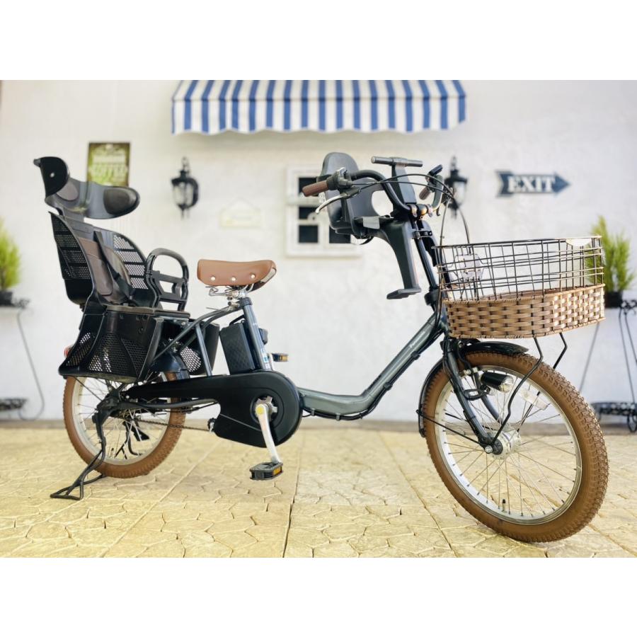メタリックグレー 電動自転車 子供乗せ PG パナソニック ギュット Gyutto ２０インチ 3人乗り | Panasonic | 17
