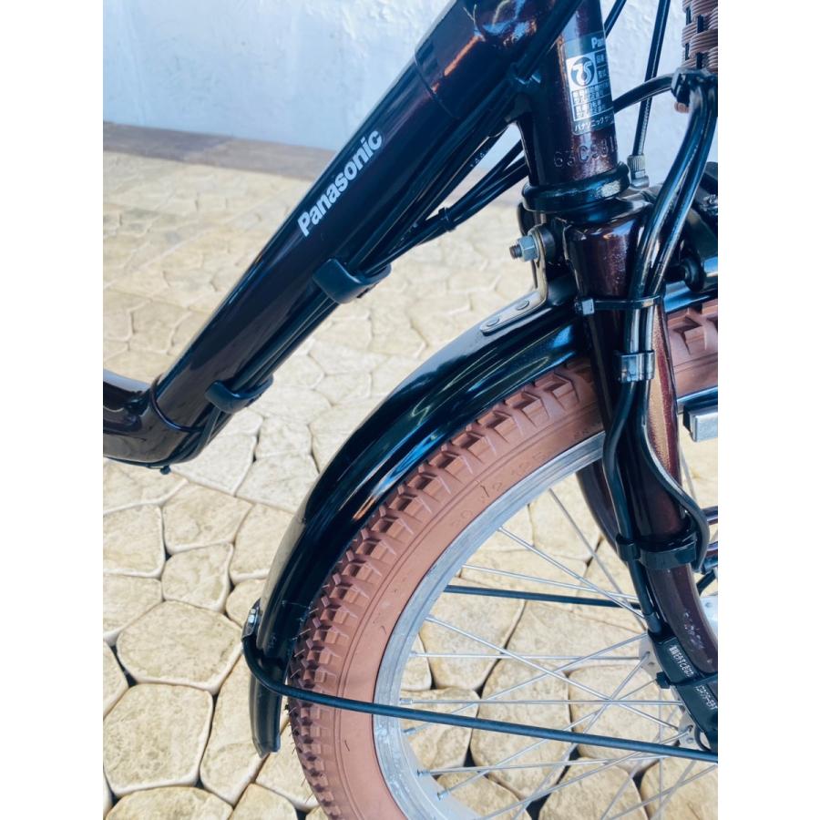 ブラウン 電動自転車 子供乗せ PJ パナソニック ギュット Gyutto ２０インチ 3人乗り | Panasonic | 06