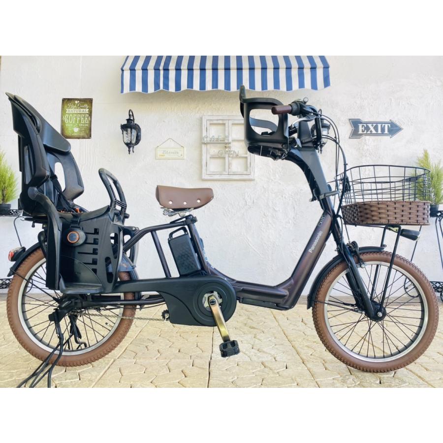 ブラウン 電動自転車 子供乗せ PM パナソニック ギュット Gyutto ２０インチ 3人乗り | Panasonic | 16