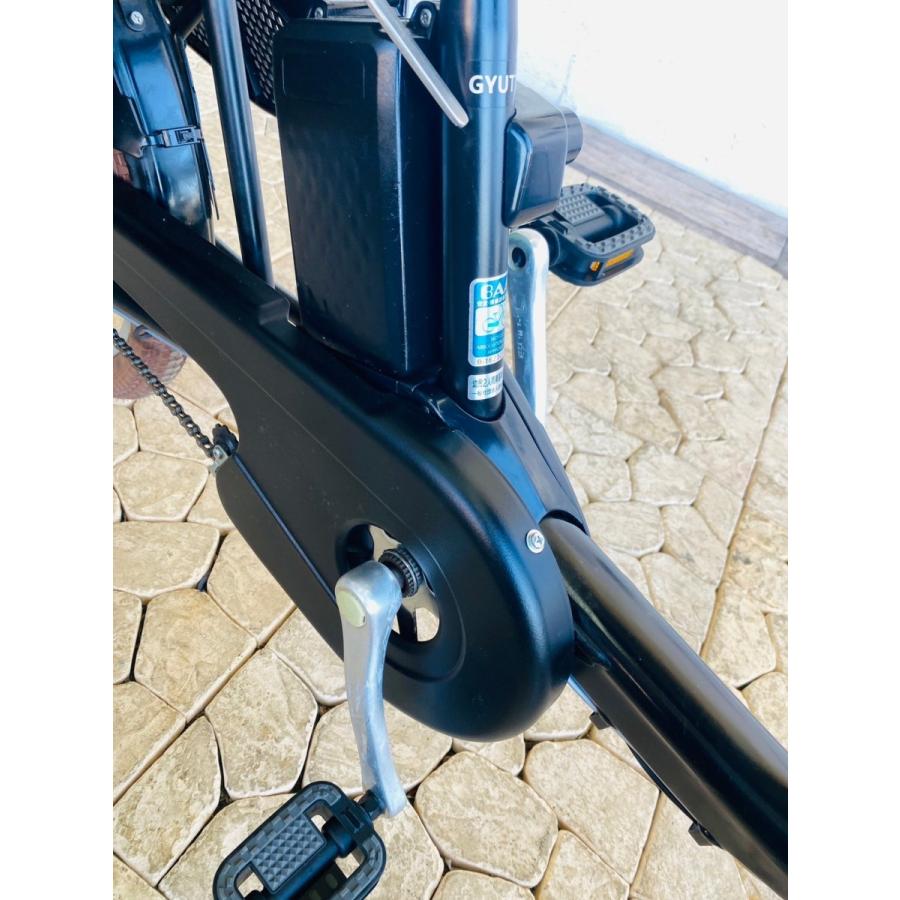 ブラック 電動自転車 子供乗せ QB パナソニック ギュット Gyutto ２０インチ　3人乗り |  | 10
