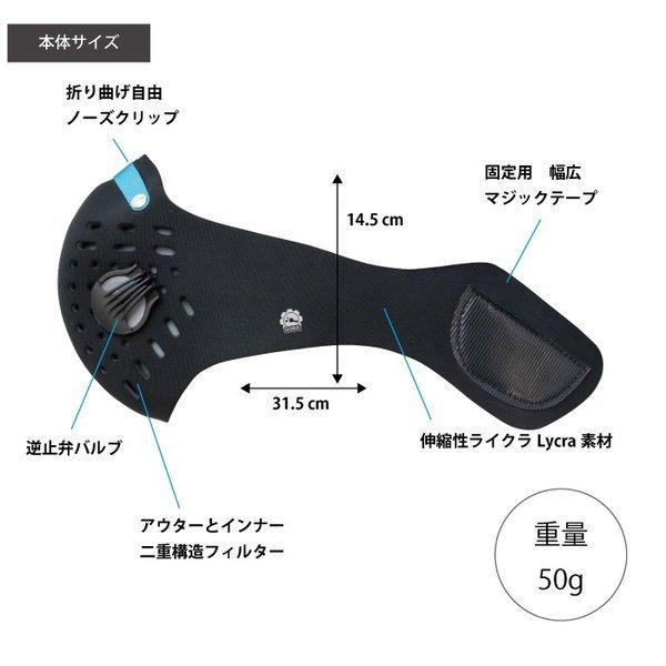 【あすつく】(3枚セット)GORIX(ゴリックス)自転車マスク バイク サイクルマスク PM2.5 黄砂対策 花粉対策 自転車用マスク　スポーツマスク バイクにも｜dendou-gottsu｜07