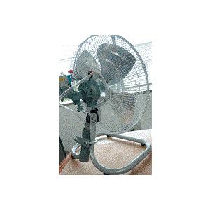 アクアシステム AFD-18 エアモーター式工場扇 卓上型 : 伝動機ドット