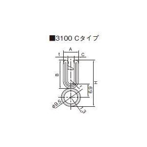 岩田製作所 トリムシール 3100-B-3X16CT-L34 3100シリーズ Cタイプ 黒｜dendouki2｜02