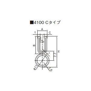 通販店を 岩田製作所 トリムシール 4100-B-3X64CT-L35 4100シリーズ Cタイプ 黒