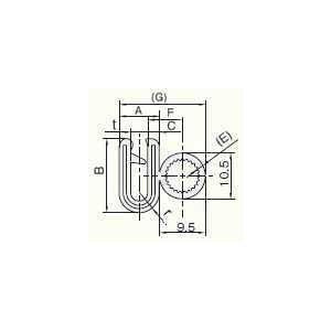 その他金物、部品 岩田製作所 トリムシール(一体成型) TSEB640A-L45 TSEシリーズ Aタイプ 黒