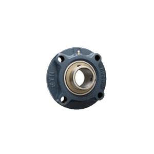 FYH 日本ピローブロック UCFCX15C 印ろう付き丸フランジ形ユニット 円筒穴・鋼板カバー付き(貫通形)